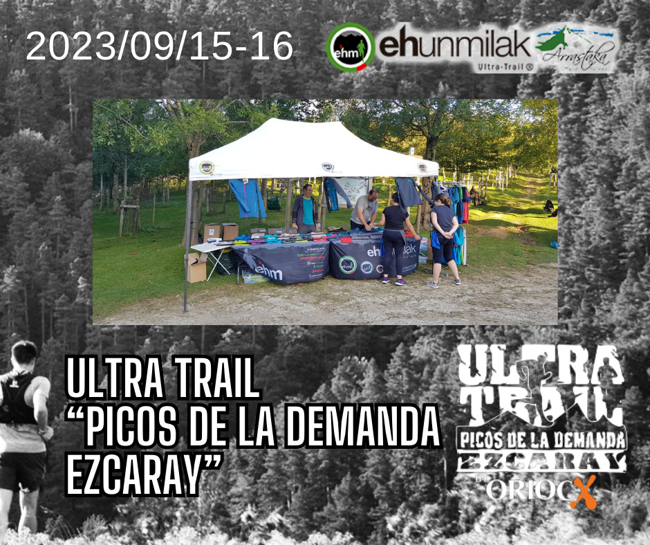 🧐 ADI! Gaur arratsaldez eta bihar goizean Ezcarayen izango gara gure materiala saltzen! Gerturatu beldurrik gabe!

🤗 ¡ATENCIÓN! Hoy por la tarde y mañana por la mañana estaremos es Ezcaray vendiendo el material de la ehunmilak! ¡Acércate!

@ultrapicosdemanda

#ehunmilak23