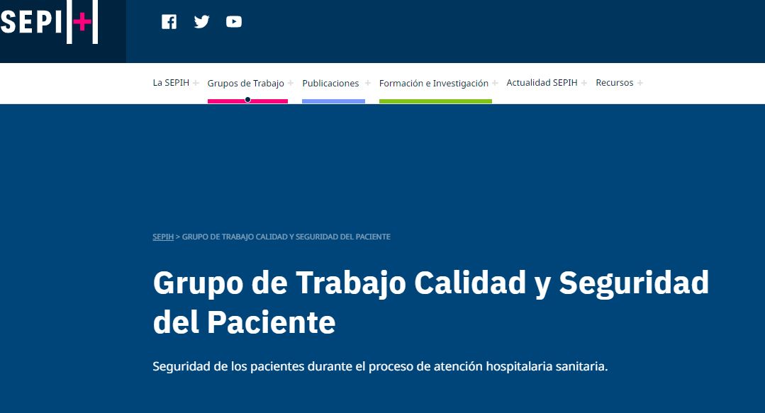 SEPIH_ES's tweet photo. Desde el GT Calidad y Seguridad de @SEPIH nos unimos #DiaMundialdelaSeguridaddelPaciente #SegPac #QualityChat. Todo esfuerzo para un objetivo común: trabajar y ser atenidos en hospitales cada vez más seguros. https://t.co/ZXpgCkAZAw https://t.co/wTzX8vvnPn