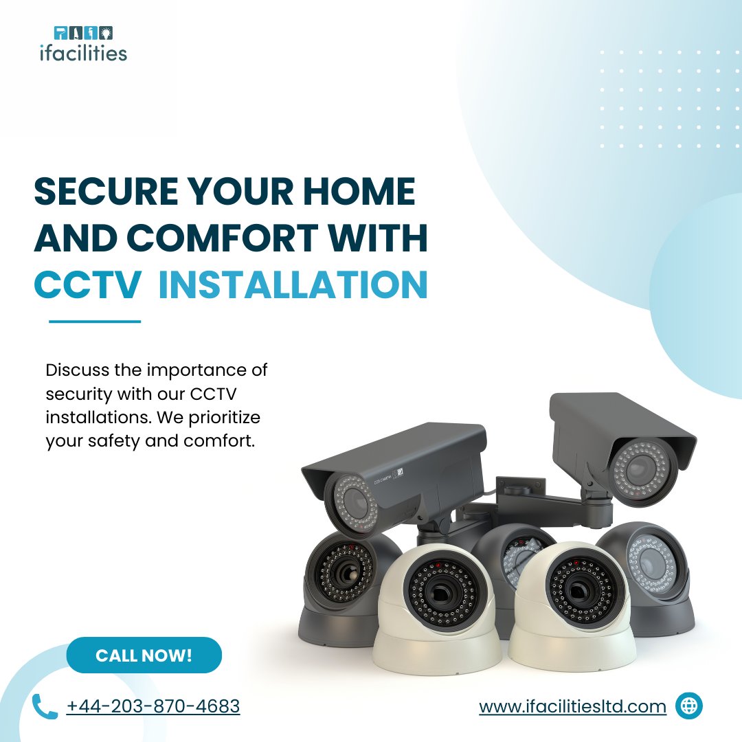 Ifacilitiesltd's tweet image. Protect your home or office with professional home security installation services from [company name]. We offer a wide range of security systems to choose from, and our team of experienced technicians will install your system quickly and efficiently
#HomeSecurityUK
#HomeSecurity