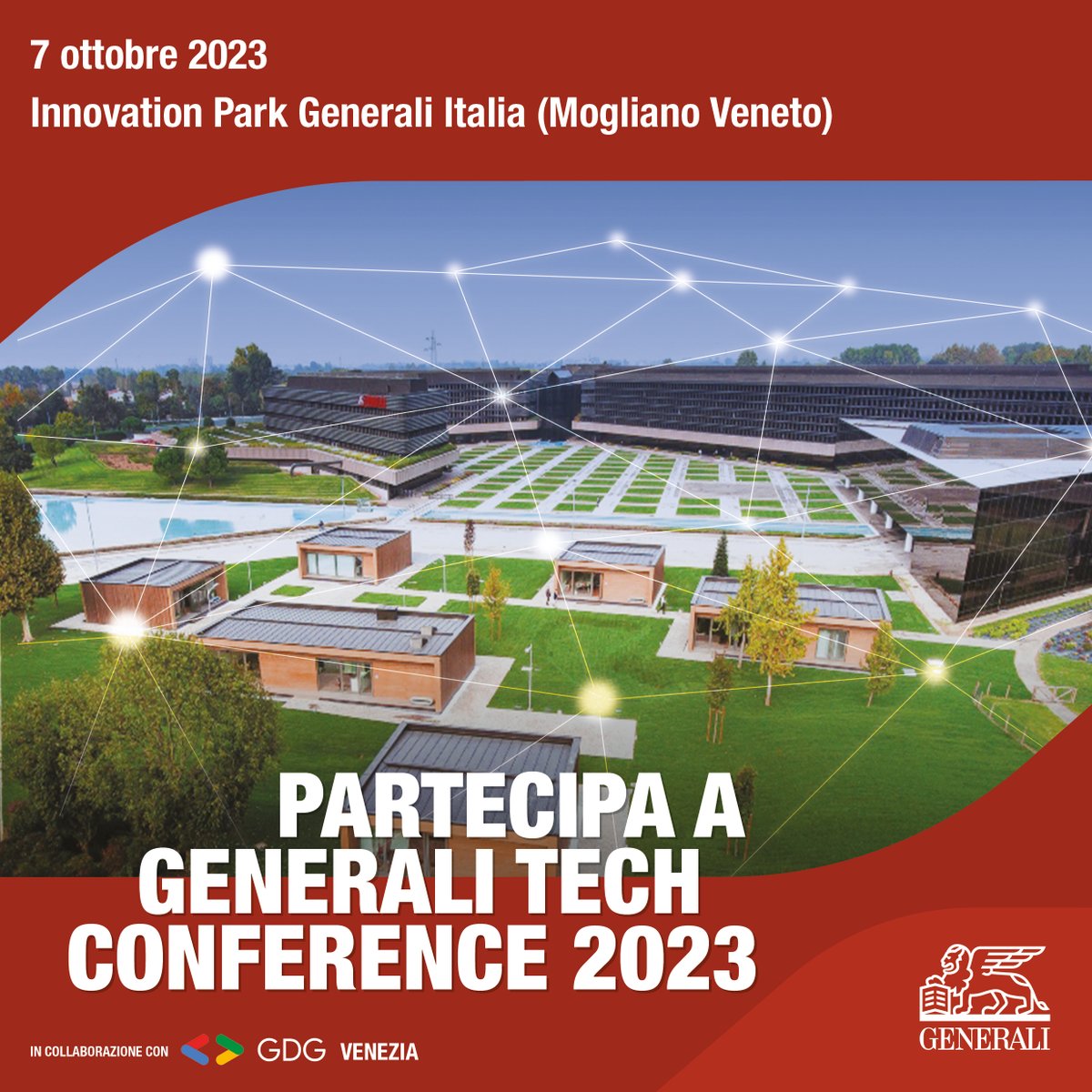 GeneraliItalia's tweet photo. Generali Tech Conference 2023: l’evento per conoscere da vicino le soluzioni, i progetti e le sfide dell'innovazione assicurativa.
Partecipa anche tu, clicca qui: https://t.co/kPTN8s7UbF
#PartnerDiVita #PiùDiUnLavoro https://t.co/a05jATIeb7