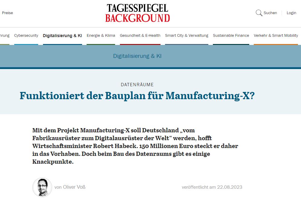 Plattform-I4.0 (@plattform_i40) on Twitter photo Funktioniert der Bauplan für #ManufacturingX?
fragte <a href="/TspBackgroundDi/">Tagesspiegel Background Digitalisierung & KI</a>
🗞️brnw.ch/21wCBtI Funktioniert der Bauplan für #ManufacturingX?
fragte <a href="/TspBackgroundDi/">Tagesspiegel Background Digitalisierung & KI</a>
🗞️brnw.ch/21wCBtI