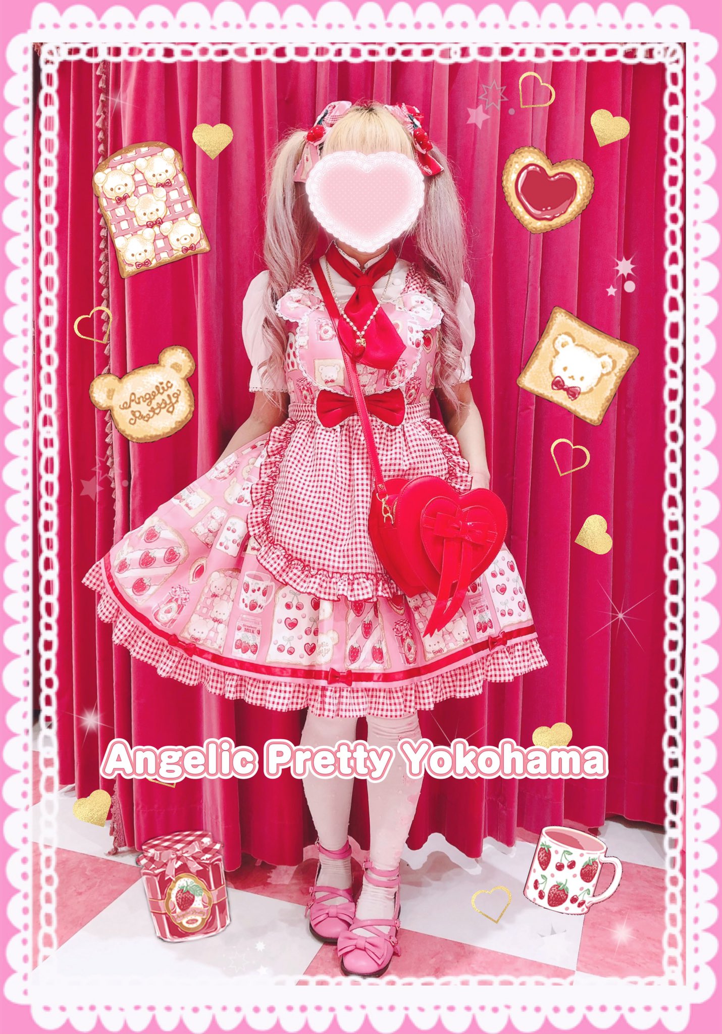 ANGELICPRETTY Sunny Day Brunchジャンパースカート ANGELICPRETTY OnlineShop/ロリータファッション通販サイト
