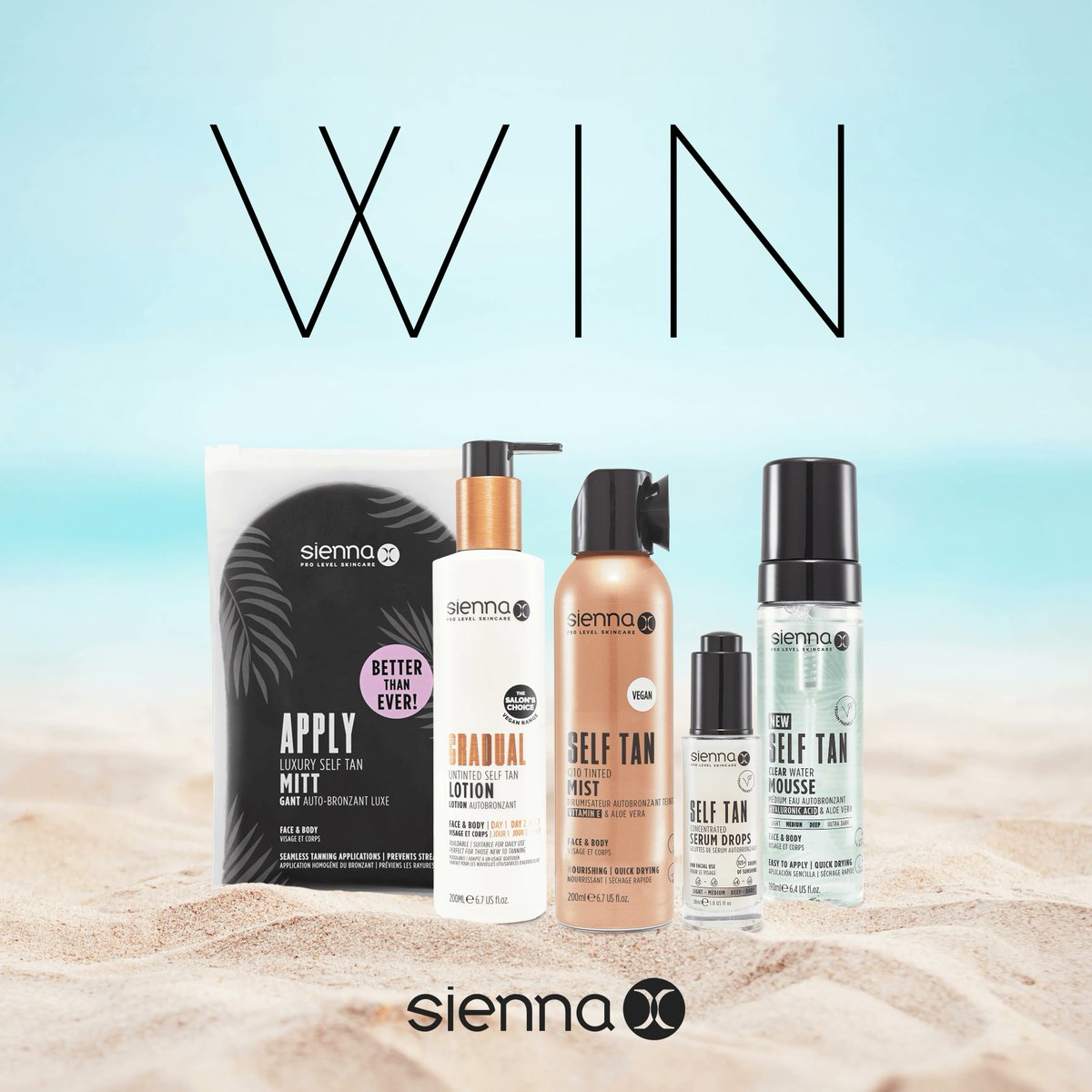 RT &amp; follow <a href="/superdrug/">Superdrug</a> &amp; @siennaxofficial 2 #WIN a Tanning Bundle!✨ Competition ends 23:59 15/09/23, T&amp;Cs apply please see bio 📷 16+ and UK Only. Superdrug Stores PLC is the promoter.