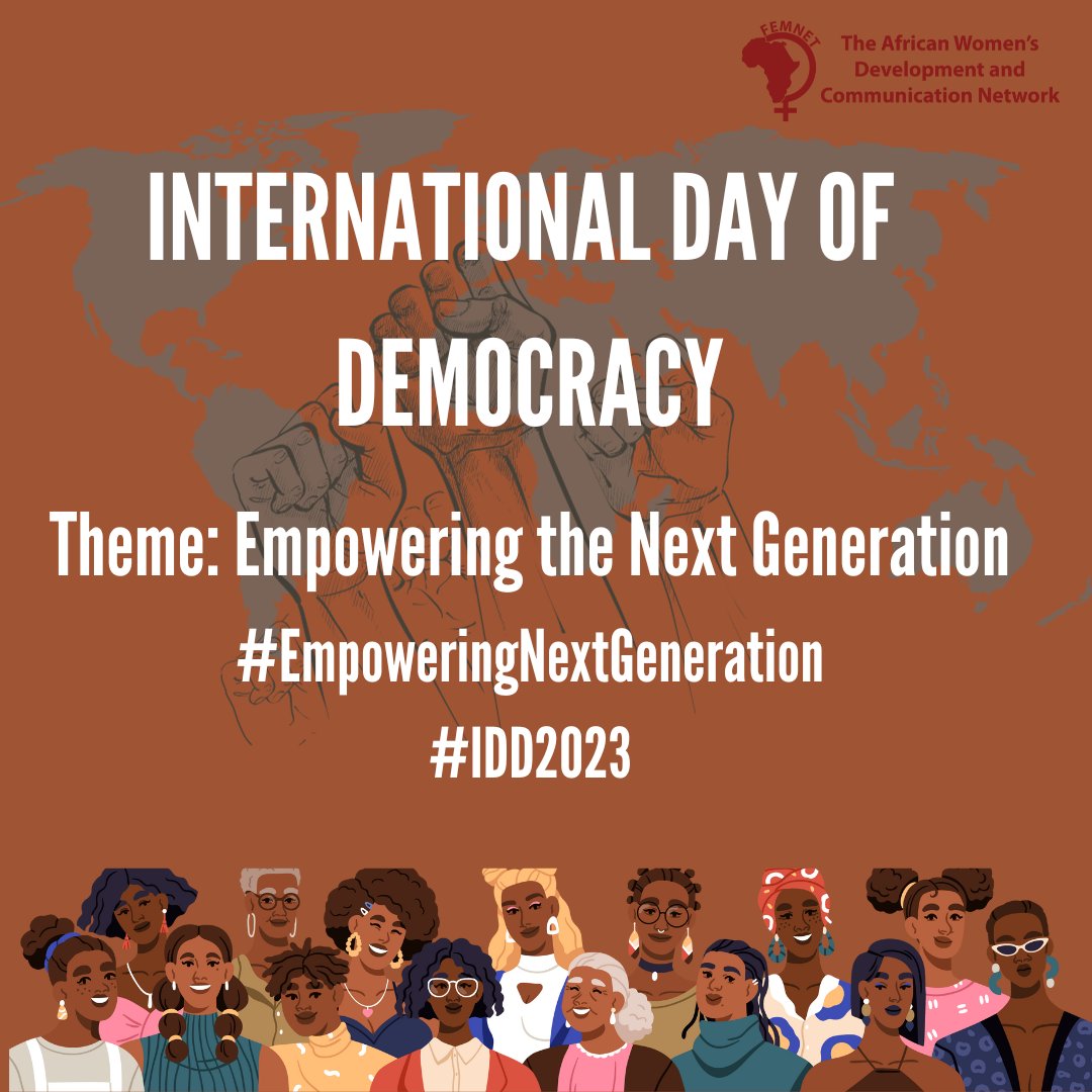 Happy International Democracy Day! Let's celebrate the progress made in achieving gender equality in politics, and continue to work together for a more inclusive and equitable political landscape. #EmpoweringNextGeneration #IDD2023