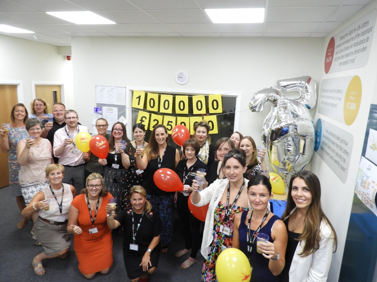 EHAAT_'s tweet photo. Looking back at how far weβve come over the last 25 years we are incredibly proud of every milestone and achievement we have made. By 2014, our #FlightforLife Lottery achieved a remarkable milestone with 100,000 weekly playing members! https://t.co/bbKrDtNEsA