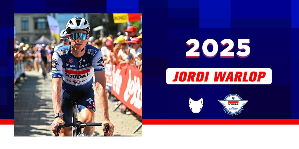 Welcome, @WarlopJordi 😃 We’re looking forward to the next two years 🙌 ➡️ soudal-quickstepteam.com/en/news/6271/j… Photo: @GettySport