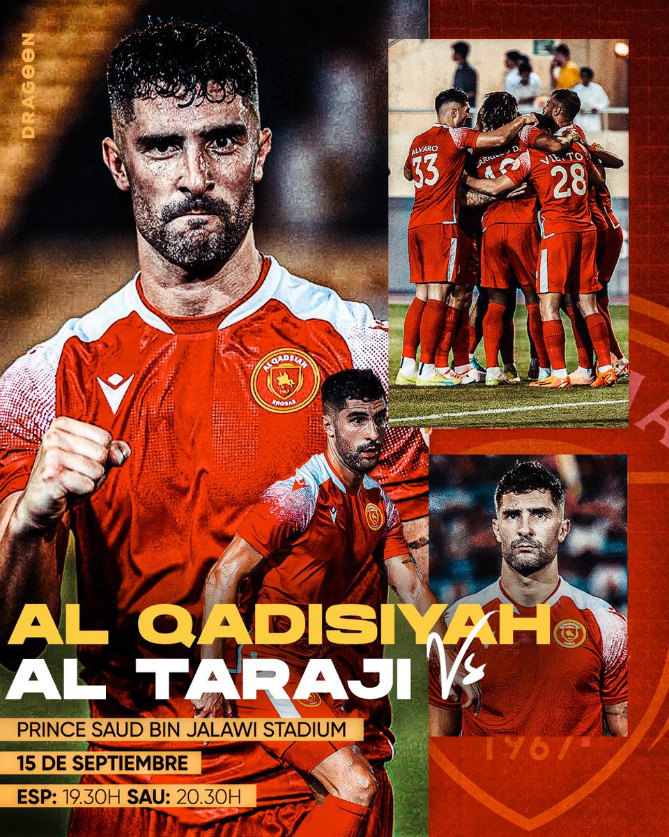 AlvaroGonzalez_'s tweet photo. #Matchday vs. @altarajiclub 

Let’s go, @Alqadsiah! 👊🏼 https://t.co/UcS3RWbPeV