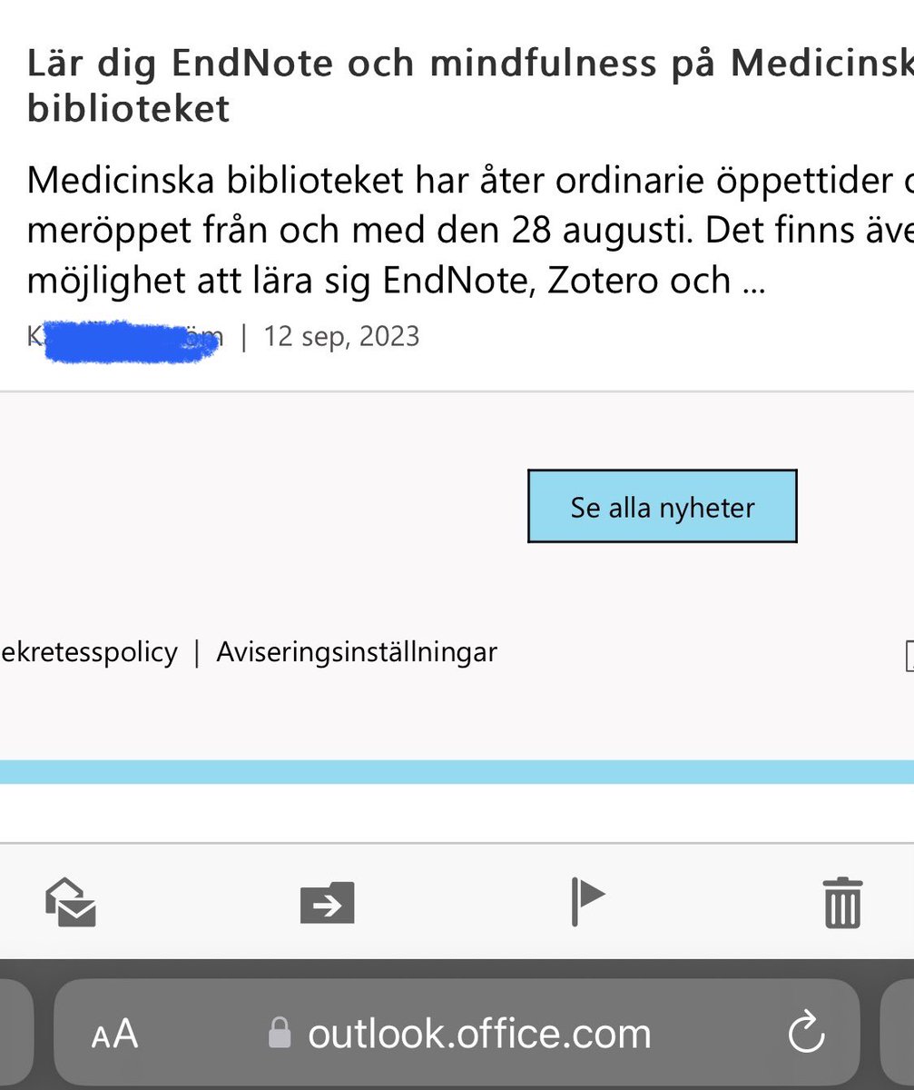 lina_tingo's tweet image. News from one of my faculties reads “Learn EndNote and mindfulness /…/“ and me and my PhD student @eemelieahlberg certainly agree that one can be in need of some #mindfulness skills when using #EndNote 😅