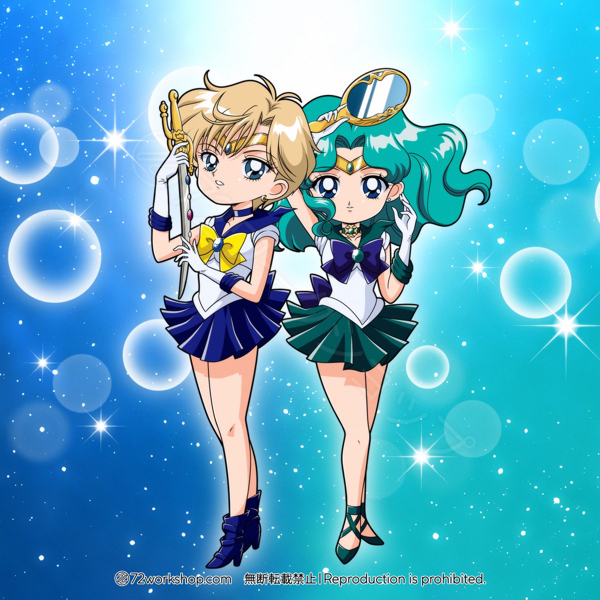 ウラヌスとネプチューン

#セーラーウラヌス
#SailorUranus
#天王はるか
#セーラーネプチューン
#SailorNeptune
#海王みちる
#美少女戦士セーラームーン
#セーラームーン
#SailorMoon