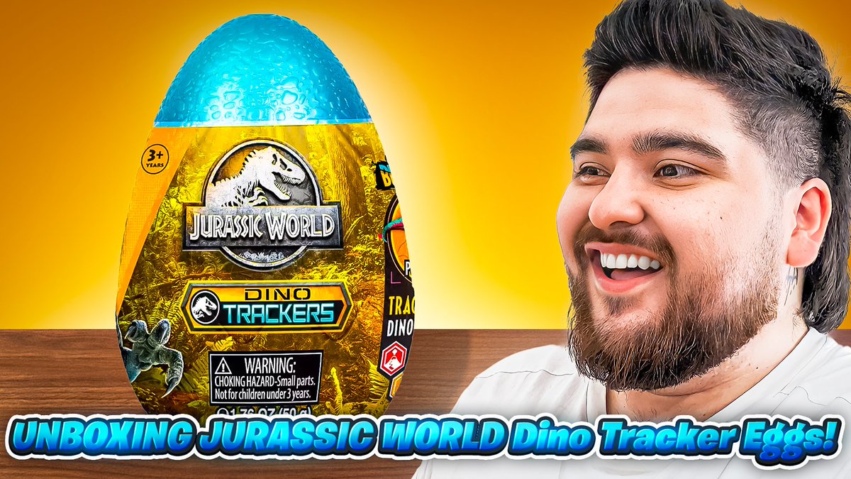 NJayrassic's tweet photo. 🚨NEW VIDEO ALERT🚨

Jurassic World Dino Trackers Egg Unboxing! 

support is appreciated ❤️+🔄
https://t.co/xcsSKUhKsH https://t.co/cHboH8edAU