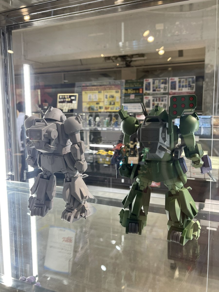 ボトムズ40周年展にてレジンキット「グラントリードッグ」完成見本展示