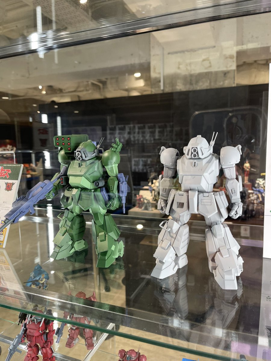 ボトムズ40周年展にてレジンキット「グラントリードッグ」完成見本展示