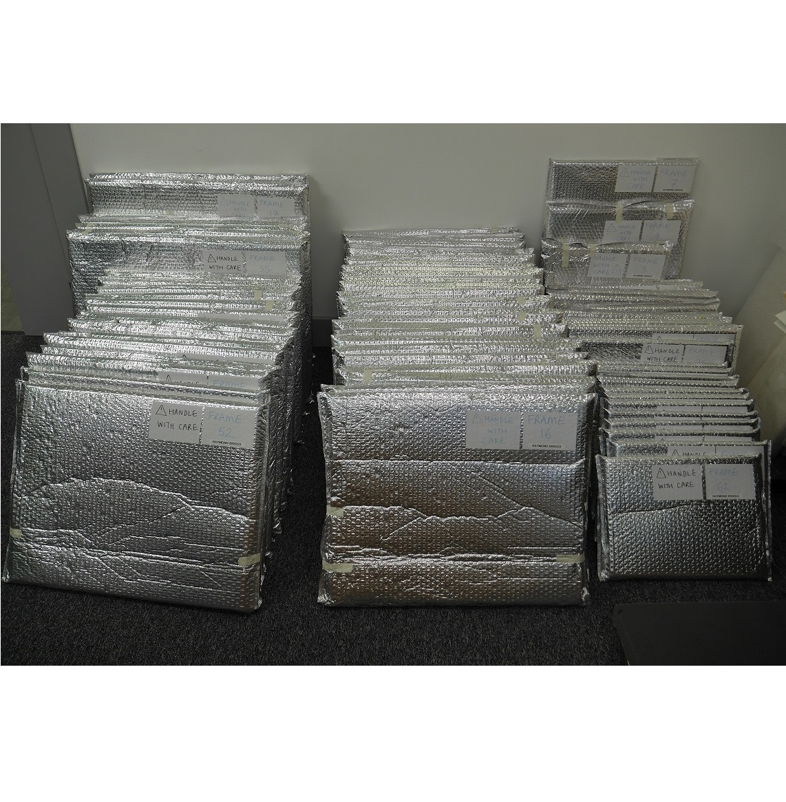theUL's tweet image. This week we said farewell to travelling exhibition ‘Raymond Briggs: A Retrospective’. The Conservation team condition checked, packaged, and labelled the works ready for travel to the next destination.

#CulConservation #CambridgeUniversityLibraries #RaymondBriggs @qbcentre