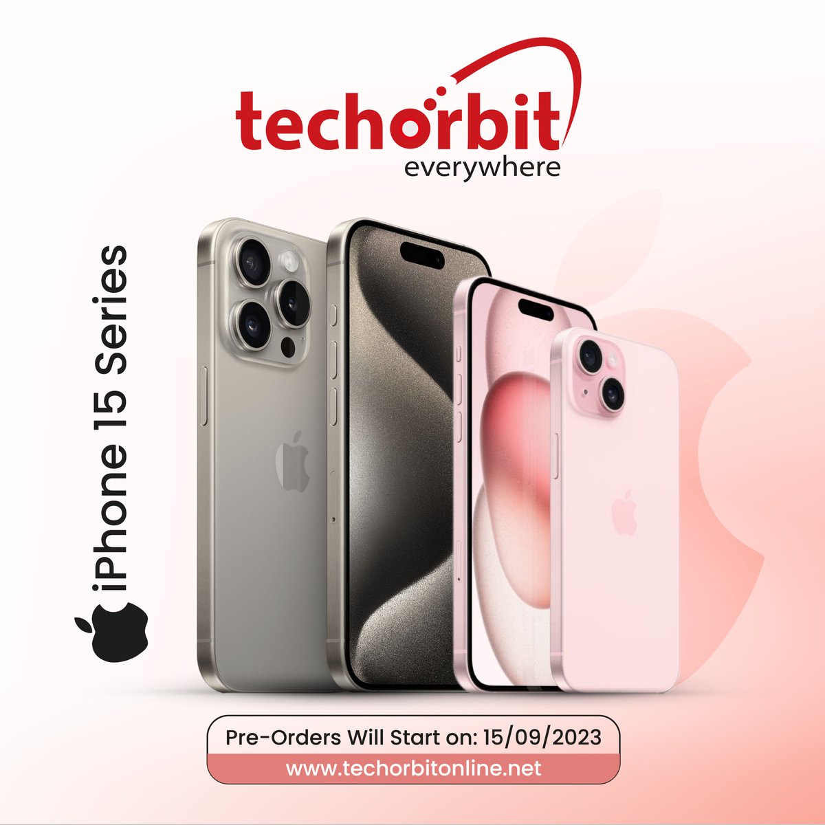 Techorbit2003's tweet image. Buy the Apple iPhone 15 series.
For more updates visit our social media platforms!
Instagram: instagram.com/techorbit_reta…
Facebook:
facebook.com/profile.php?id…
#Apple #Iphone15 #iPhone15Pro #iPhone15ProMax  #iPhone15Plus #iPhone15Series  #UAE #iphone