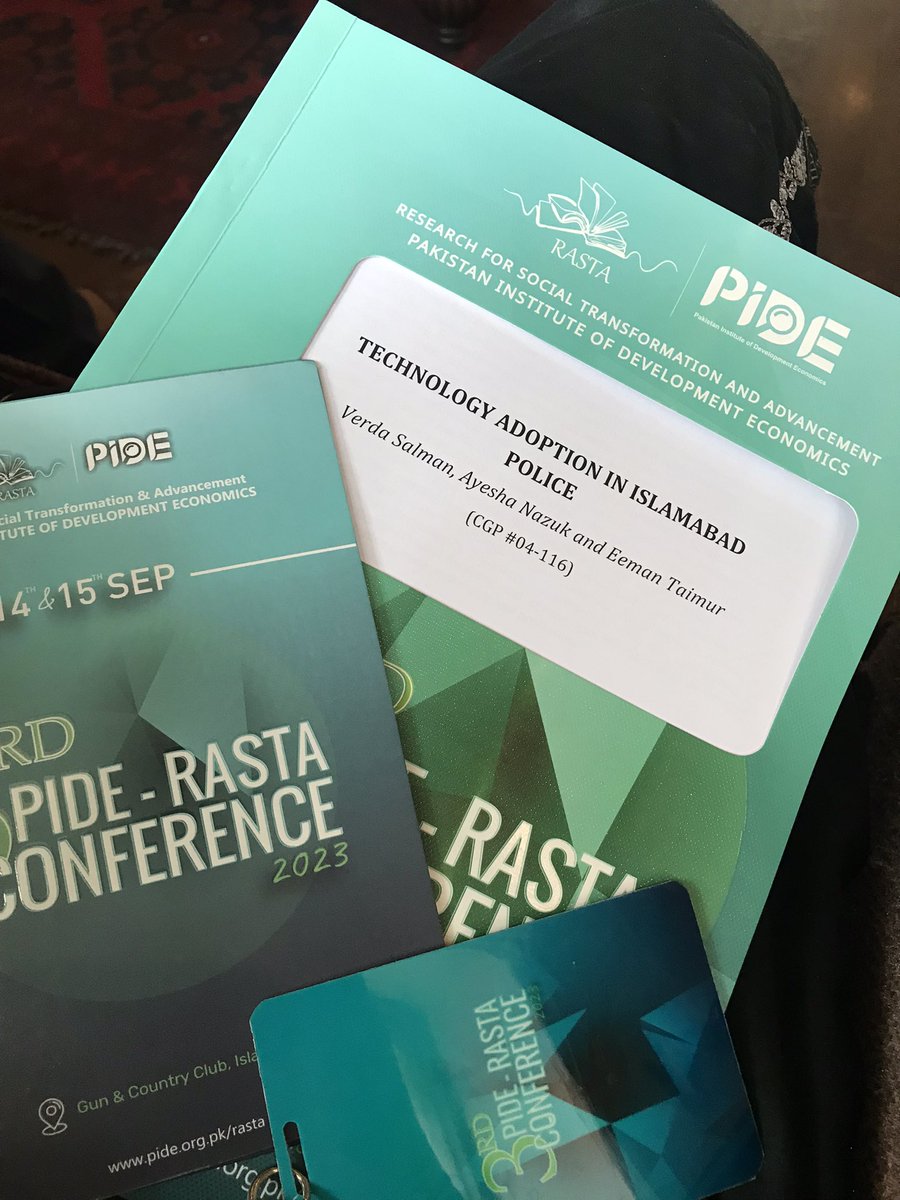 Iqraa_Munawar's tweet image. Exciting research underway on #technologyadoption in #Islamabad Police, exploring how cutting-edge technology can transform law enforcement and enhanced safety in the capital city.
@DefiningFutures 
@ICT_Police 
@RASTA_PIDE