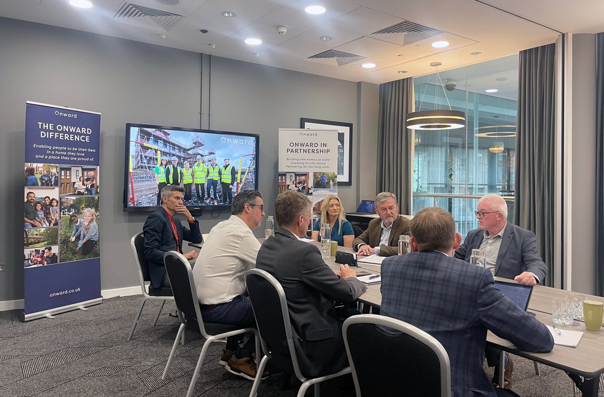 Head of Design, Stephen Taylor was pleased to join the recent <a href="/Onward_Homes/">Onward Homes</a> and <a href="/PlaceNorthWest/">Place North West</a> roundtable. Alongside local councils and house builders, he explored strategies for tackling #AffordableHousing challenges. We look forward to insights being shared in the near future.