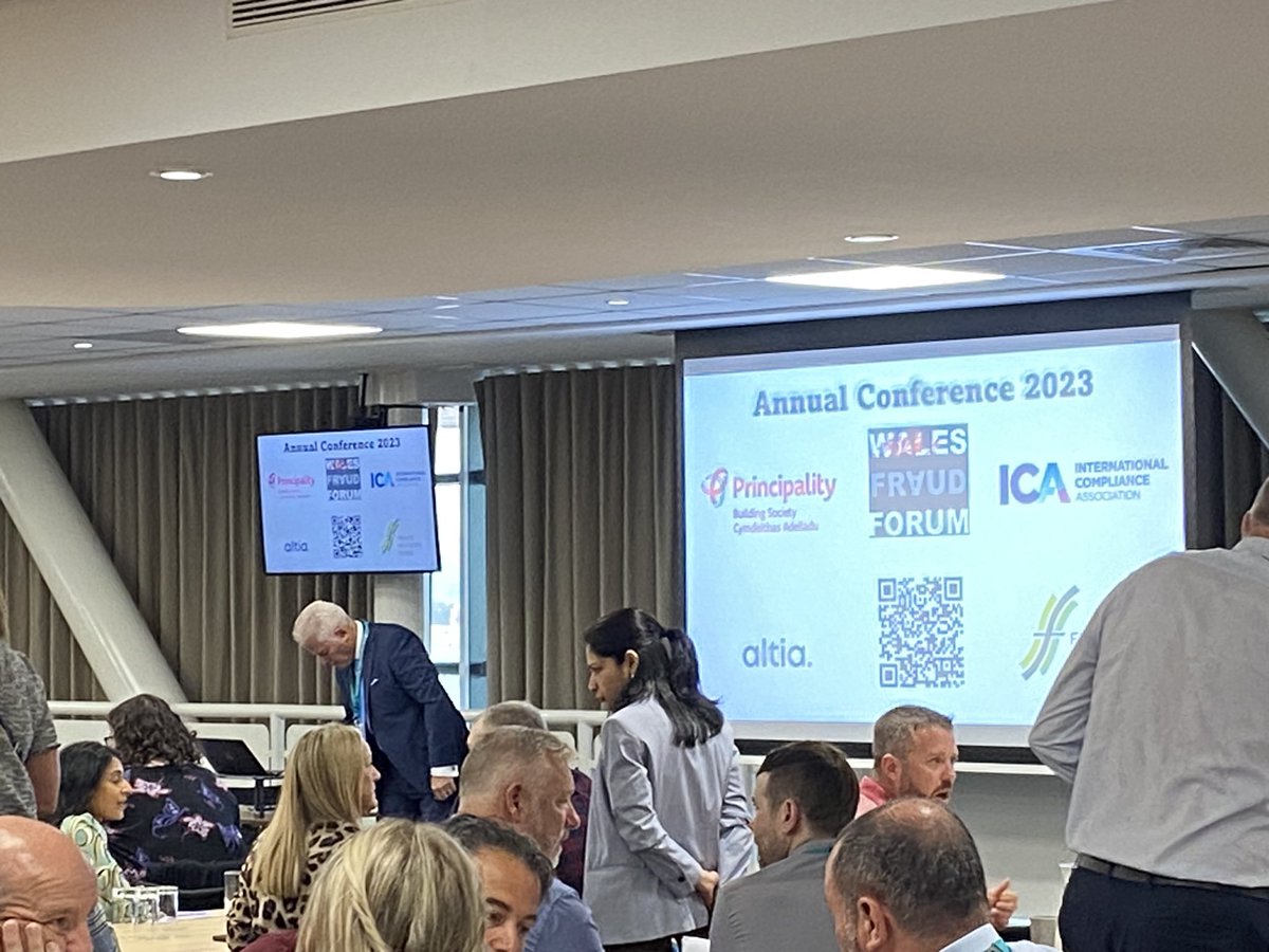 Thanks to all the attendees at today’s WFF conference. Looking forward to a great day. #fraud #fightingfraud #wff2023