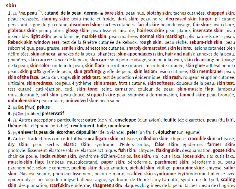 MedLexic's tweet photo. Les difficultés de l'anglais médical.
Aujourd'hui: «skin».
#MedLexic #Traduction #Médicale #Medtrans #MedTwitter #MedTwitterQc https://t.co/64gM0LxAQ4