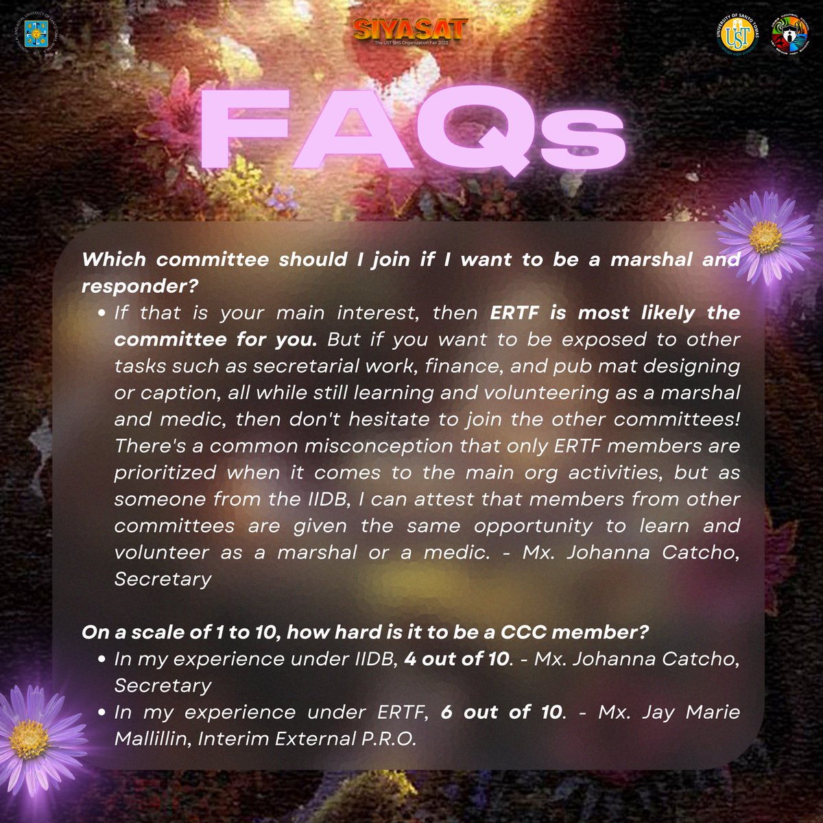 ustshsccc's tweet photo. #BUKANGLIWAYWAY2023 
#BAGONGPAGCCCBOL
#USTSHSCCC
#SIYASATDefyingThePuzzle
#USTSHSOrganizationFair2023

Caption by Jay Marie Mallillin
Pubmat by Jay Marie Mallillin and Kezra Cruz https://t.co/jNW1IcqktK