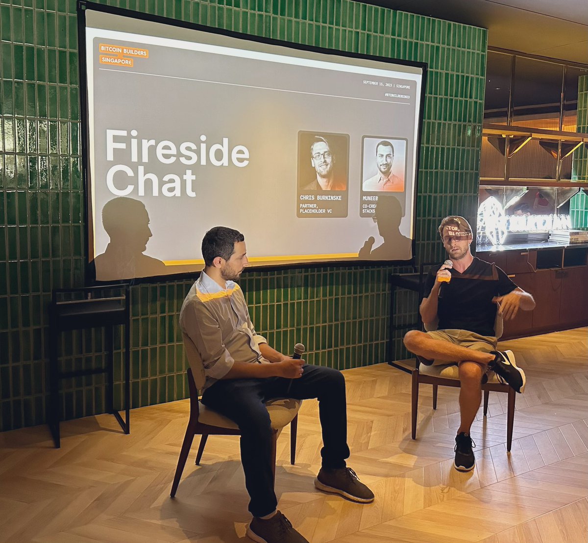 Our CEO @Muneeb takes the stage with @cburniske at Bitcoin Builders  Singapore to discuss the impact of L2s on Bitcoin!