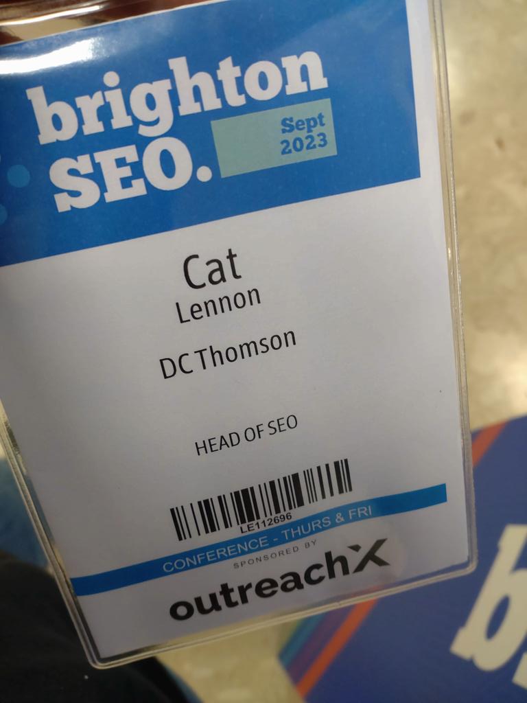 Brighton SEO ☀️ 
Glorious day for it. Lunch on the beach needs to be done! 
<a href="/brightonseo/">brightonSEO</a>