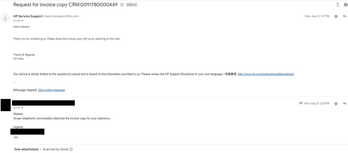 itovikashsingh's tweet image. #Worst_support @HPIndia @HPSupport  I am very frustrated &amp;amp; disappointed with  your support team. Why mentioned warranty, if not able to provide within time. It almost more than 20 day over after complain  but no technician visit, only received call "assistance will provide you".