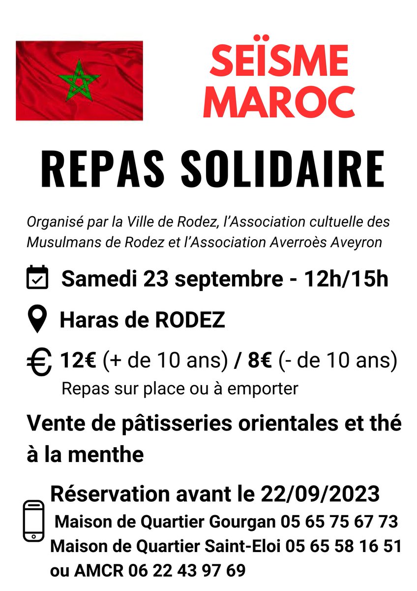 VilledeRodez's tweet photo. Le repas solidaire pour venir en aide au Maroc prend forme grâce à la générosité des donateurs qui fourniront les denrées pour la préparation. Merci aux commerçant de Cassiopée, à la boucherie Déliviandes et à Boutet primeur !
#Rodez #aidehumanitaire #solidaritemaroc https://t.co/cI8LhztgCS