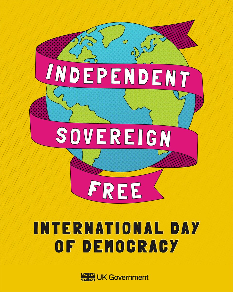 Independent, sovereign and free. Democracy is our DNA. #InternationalDayOfDemocracy