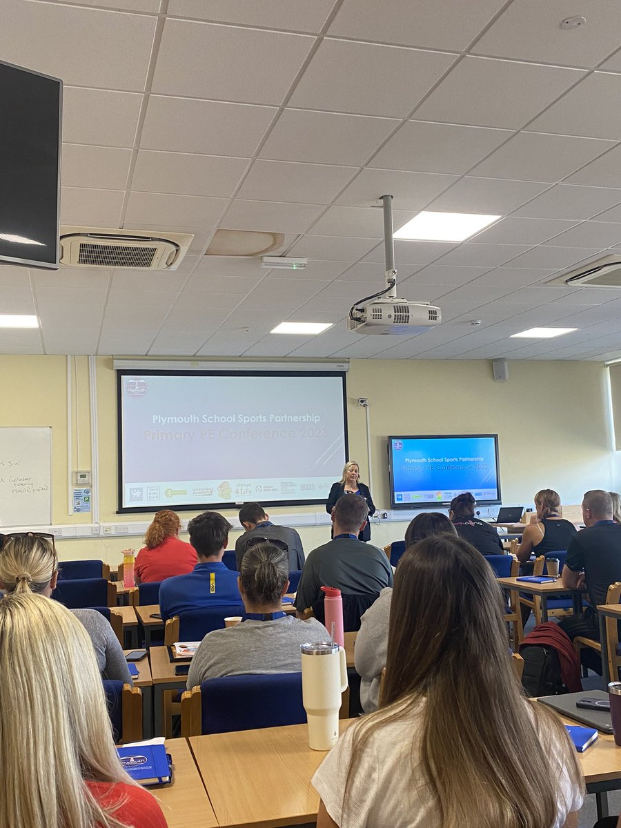 MarjonSPDEV's tweet image. There is a buzz at the @plymouthssp Primary PE conference, proudly hosted by @marjonuni with a great programme including a key not by @AliOliverYST