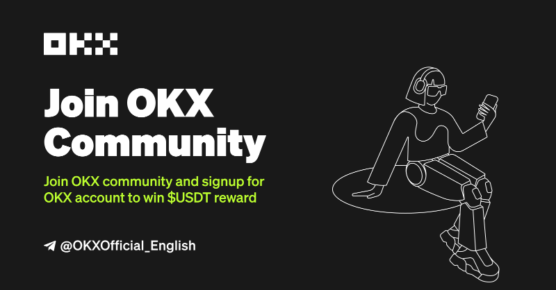 okx's tweet photo. Hey frens, become a valued member of our rapidly expanding global community!

💰 Join our Telegram chat &amp; register an #OKX account today to claim your $USDT reward!

To register &amp; find more details ⤵