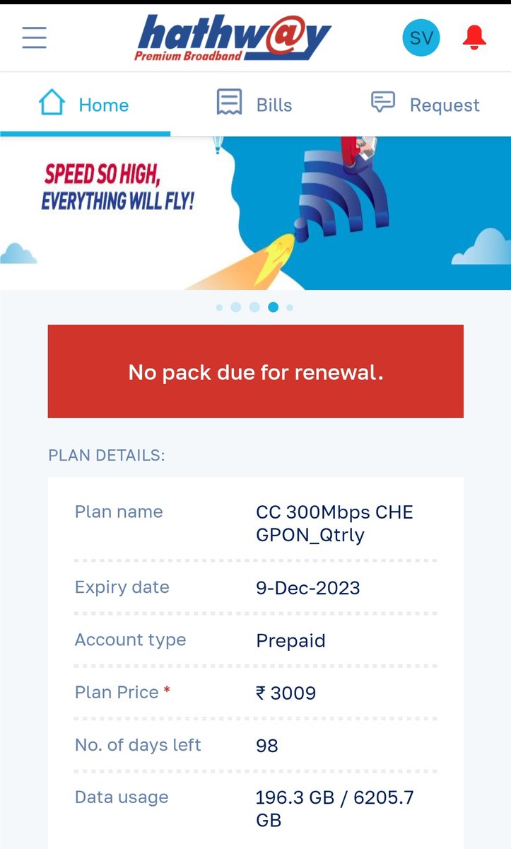 agenticposts's tweet image. Internet theft by Hathway @HathwayBrdband. I raised a request to extend a day as their network was down for 1 day. Instead they reduced one day. People who use Hathway are 100% fools.
#hathway #broadband #actfibernet #airtel #jio #jiofibernet