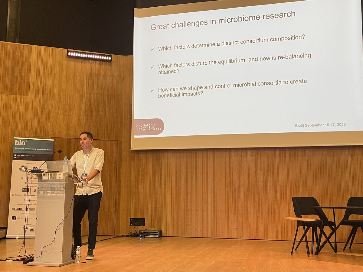 Which are the greatest challenges in microbiome research?  Gianni Panagiotou, Professor and Head of the Department of Microbiome Dynamics
Leibniz Institute for Natural Product Research and Infection Biology. #bio3greece