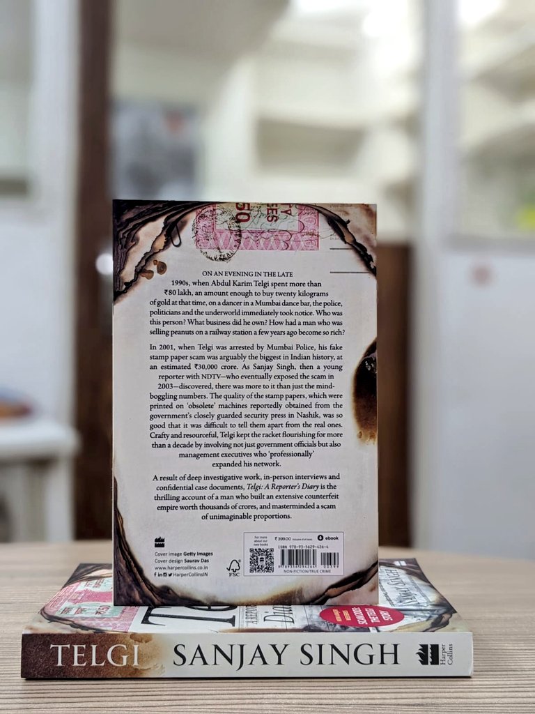 PadhegaIndia_'s tweet photo. #GaneshChaturthiWithPI. Flat 30% Discount.
Presenting the much awaited Book: Telgi - A Reporter's Diary by Sanjay Singh (@sanjayreporting) Ji, translated by Gayatri Manchanda (@GayatriiM) Ji.
#BuyFromPI #PIRecommends
#JusticeForManish #BookTwitter
Order 👉 https://t.co/BLIM9O47dA https://t.co/baxWXWFdJv