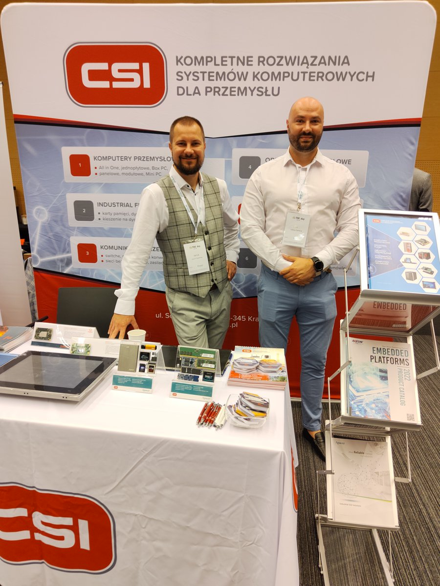 CSI75542991's tweet photo. Tak jak zapowiadaliśmy, jesteśmy obecni na https://t.co/hn9NLy21hu #Gdańsk w @amberexpo! Zapraszamy na nasze stoiska, gdzie wśród wyselekcjonowanych produktów @AAEON, @congatecAG i @ApacerGlobal, będą mogli Państwo podyskutować z naszymi ekspertami przy stolikach 𝟵𝟬 i 𝟵𝟭!🤝 https://t.co/jZrMteKgUV