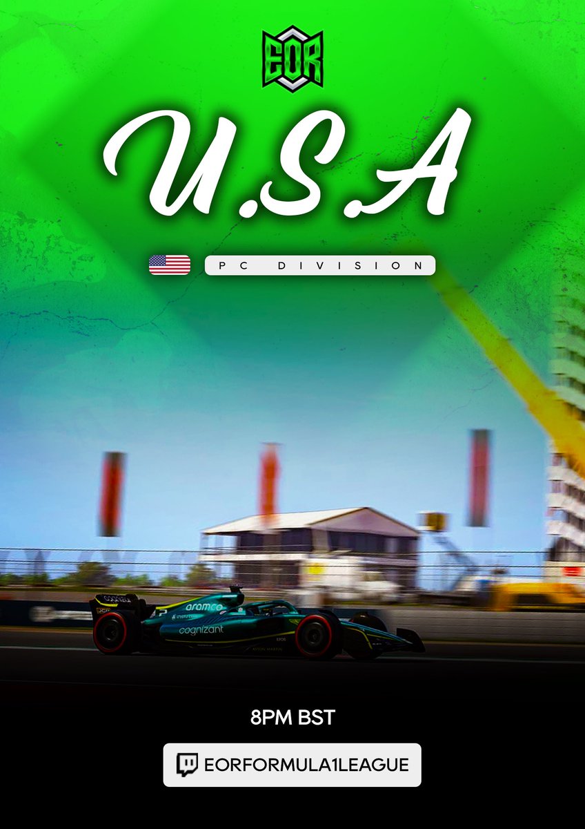 Evolution Online Racing (@eorformula1) on Twitter photo 🏁 It’s RaceDay | EOR PC Division
We head to Round 8 Tonight around COTA 🇺🇸
After a Red Flag Last Round the Standings Remain the same as Prioir Week with <a href="/ET8eSports/">ET8</a> leading and <a href="/TeamTF10/">Team TF10 Esports</a> closely trailing behind👀
⏰8PM UK
🎙️<a href="/SBS_MooreGames/">SBS_MooreGames🇮🇪🎙️</a>
📺 twitch.tv/eorformula1lea…
#EOR 🏁 It’s RaceDay | EOR PC Division
We head to Round 8 Tonight around COTA 🇺🇸
After a Red Flag Last Round the Standings Remain the same as Prioir Week with <a href="/ET8eSports/">ET8</a> leading and <a href="/TeamTF10/">Team TF10 Esports</a> closely trailing behind👀
⏰8PM UK
🎙️<a href="/SBS_MooreGames/">SBS_MooreGames🇮🇪🎙️</a>
📺 twitch.tv/eorformula1lea…
#EOR
