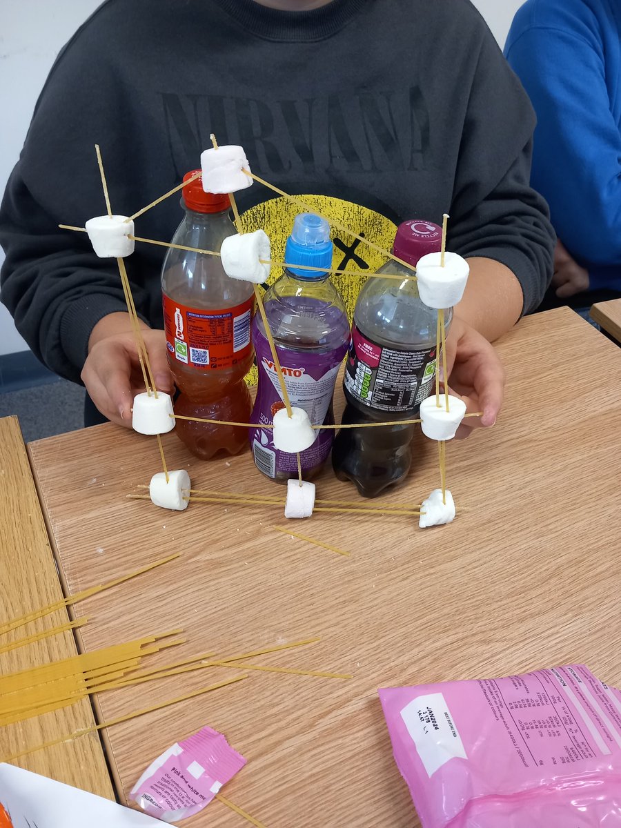 MattAssessor's tweet photo. Got my Business Admin apprentices on with a task yesterday making some tall and flat organisational structures from spaghetti and marshmallows! 🙂🙏 from this we then talked about span of control and levels of hierarchy and, of course, finished off the remaining marshmallows!! https://t.co/SY3HO7un6n