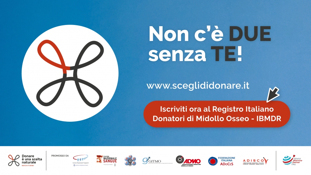 raisostenibile's tweet photo. Dal 16 al 23 settembre si celebra in tutta Italia “Match it now”, la Settimana Nazionale per la Donazione del Midollo Osseo.
L'occasione per ricordare che diventare donatori è semplicissimo.
@CNTrapianti @MinisteroSalute
#nonceDUEsenzaTE #sceglididonare #matchitnow https://t.co/wTug3r2rwa