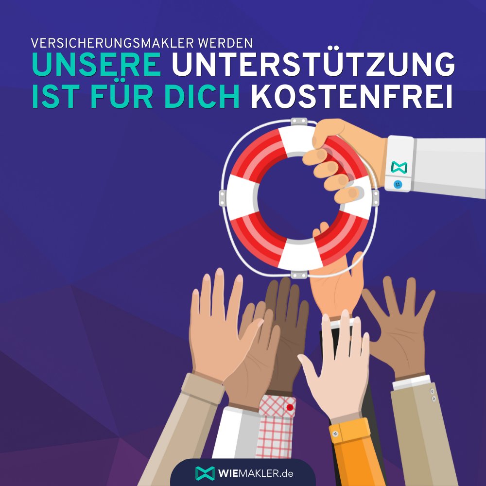 wiemakler's tweet photo. Kostenfrei! @wiemakler 

https://t.co/qR3y6q7E2b 

#unterstützung #versicherungsmaklerwerden #kostenfrei #makler #finanzdienstleister #vermögensberater #strukki #strukturvertrieb #maklerwerden #hilfe https://t.co/F4vpmQ9E6F