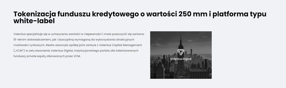 Oli_Oli_crypto's tweet photo. Projekt z trendu RWA na który warto zwrócić uwagę👀

Analiza fundamentalna @realio_network $RIO  jak zwykle będzie dużo🍖🍖🍖 Zapraszam👇

Cena 0,19$
Mcap ~ 10m
Circ. supply 56m
Total supply 75m
ATH 5,12$

1⃣Krótko o projekcie:
Wizją @realio_network jest zapewnienie globalnego dostępu dla inwestorów detalicznych do instytucjonalnych produktów inwestycyjnych, które tworzą wartość i generują przychody. Chcą to uczynić poprzez tokenizację, głównie nieruchomości w Stanach.
Realio ma swój własny blockchain z natywnym coinem $RIO (token użytkowy i gazowy na blockchainie Realio) oraz $RST ( w przyszłości mają pojawić się tam też 2 stable coiny). Działają jednocześnie multichain na erc20, $ALGO i Stellar. Niedługo mają pojawić się na $OSMO. Na ich stronie mamy dostępne crosschainowe swapy (obecnie swap do erc20 jest wstrzymany)

2⃣ Poniżej krótkich punktów co przekonuje mnie w projekcie( w dalszej części rozwiniemy niektóre z nich):
➡️Brak ICO, przedsprzedaży i alokacji teamu (pre miningu) ✅
➡️Fair Launch✅
➡️Tokenomia i mcap✅
➡️Team✅
➡️Community✅
➡️Trend +Hype ✅
➡️Zarządzają nieruchomościami o wartości ponad 100m$✅
➡️Siedziba główna w NY, w pełni regulowani, zgodni z SEC✅
➡️Burn system🔥✅

3⃣Team:

Zacznijmy od zespołu.

Team przede wszystkim nie jest anonimowy, składa się z wielu specjalistów z różnych dziedzin tj. nieruchomości, finanse, blockchain, papiery wartościowe. Na uwagę zasługują tutaj na pewno
➡️CEO @derekboirun  związany od ponad 12 lat z rynkiem nieruchomości w dolinie krzemowej. Przez ten czas zdążył wyrobić sobie potrzebne do działania znajomości.
➡️Drugą postacią wartą przytoczenia jest Szef Produktu John Liu - Head of Product w Amazon AWS👀
Resztę polecam sprawdzić samemu👀

4⃣ Tokenomia:
Warto mieć ją na uwadzę w każdej inwestycji. Tutaj wygląda bardzo dobrze.
➡️Prawie wszystkie tokeny ~56m w obiegu,
➡️co prawda total supply to 75m, lecz pozostałe ~19m zostaną uwolnione przez następne 38 lat (m. in. jako nagrody ze stakingu)
➡️ $RIO można stakować, np. poprzez trzymanie go na wallecie na sieci $ALGO , gdzie dostajemy 6% APY

Co jeszcze wyróżnia $RIO w tym temacie⁉️
➡️Po pierwsze mcap, który jest bardzo niski na chwile obecną to 10m$
➡️Mamy tutaj również burn tokenów🔥🔥
Za każdym razem gdy aktywa zostaną stokenizowane znika 5k $RIO 🔥🔥
-2500 $RIO zostaje spalonych
-2500 $RIO zostanie uiszczonych na rzecz platformy

Dodatkowo, mamy LAND BANK, gdzie będziemy mieli stokenizowane grunty. Tokenizacja będzie odbywać się za pomocą $RIO i właśnie te $RIO będzie przetrzymywane przez LAND BANK (jako liquidity posiadaczy gruntu) tym samym będzie wyjmowane z obiegu co zmniejszy circ. supply.😉

5⃣ Partnerstwa:
Głównym partnerem jest tZERO, jest to firma zarejestrowana w SEC przez którą będzie odbywać się tokenizacja.

Realio posiada dodatkowy token $RST jest to Realio Security Token, który można używać po zrobieniu KYC i zostaniu "Akredytowanym inwestorem". Umożliwia on prawo własności i udział w zyskach firmy. Tokenem tym będzie można handlować na Marketplace tZERO

7⃣ROADMAP
Niedawno mieliśmy mainnet Blockchaina Realio, a już niedługo uruchomiony zostanie Land Rush, jeden z ważniejszych eventów w tym projekcie. Jest to metaverse w którym będziemy mogli oglądać i kupować nieruchomości.

W Q3 będziemy mieli też P2P marketplace $LMX Liquid Mining  Fund

6⃣ Podsumowanie + dodatkowe przemyślenia:

➡️Projekt obserwuje już od dłuższego czasu, niestety odjechał mi i musiałem go kupić po kilkukrotnych wzrostach🤷 mimo wszystko mcap 10m nadal uważam za niski.
➡️Ten projekt w głębokiej bessie zrobił 20x.
0 płatnego shillowania, 0 VC zrzucających bagi. Co prawda był obecny już w tamtej hossie, ale kto mial sie wyprzedać ten się wyprzedał.
➡️Do tego wszystkiego mimo ostatniej korekty, regularnie pojawia się w "trendings" na twitterze, co swiadczy o duzym zainteresowaniu i hype (co jest mega ważne w crypto)
➡️Community jest bardzo aktywne i mocno wierzy w ten projekt, (najczęstszym minium socjalnym przewijającym się w community jest 10$ i 20$)
➡️Projekt w trendzie RWA o którym ostatnio pisałem, twierdze, że będzie to znaczący trend w ewentualnej hossie.
➡️zgodny z regulatorami, to obowiązkowy punkt przy tokenizacji i ważny punkt w nadchodzących czasach
➡️do tego tokenomia, burn mały mcap i prawie wszystkie tokeny w obiegu
➡️wczoraj $RIO zostało kolejny raz wspomniane w  raporcie Binance Research👀

Te wszystkie punkty sprawiają, że jest to WEDŁUG MNIE, ciekawy projekt pod kątem inwestycyjnym i widzę w nim potencjał.

Jeśli post Ci się spodobał daj ❤️ i 🔁