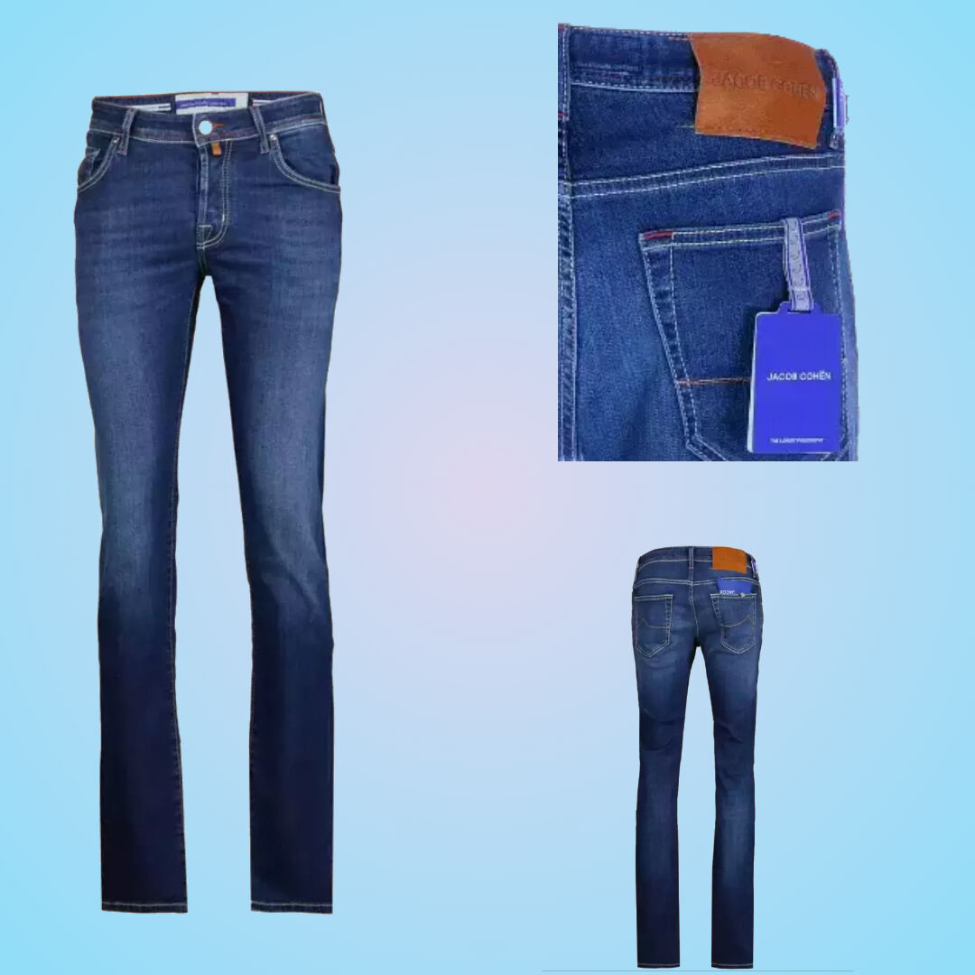 LineaFashion's tweet photo. JACOB COHËN MEN’S JEANS NICK SLIM FIT BLUE 3623!!!✅

♦️stretch jeans,lower waistband (hip model)

🔹Button closure,equipped with a brown patch.

♦️These Jacob Cohen jeans are handmade in Veneto, North-East Italy

https://t.co/f88Chg0iWp

Click link to order. Different sizes https://t.co/KmNQCvUQse