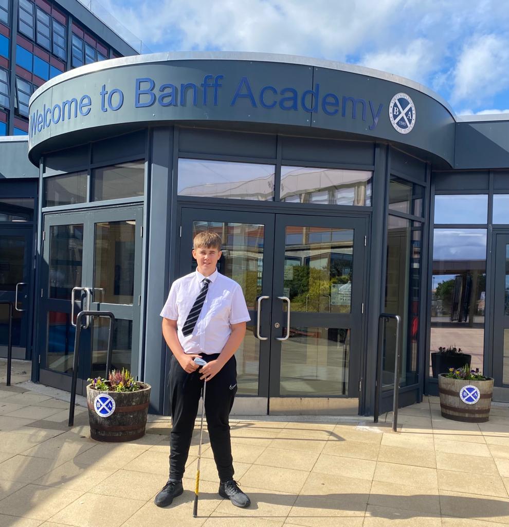 Congratulations to Aaron in S4 who came 3rd in the individual National Scottish Skills Golf Challenge.  Aaron is part of the @duffhouseroyal Junior Team. ⛳️🏌️‍♂️ #Superstar