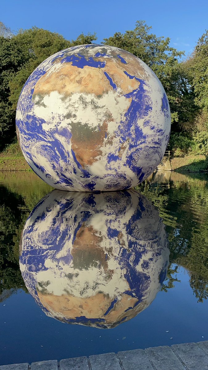 Angemundo's tweet photo. Keir actually has the world in his hands….so beautiful and peaceful xoxo #JerseyWater #FloatingEarth @JerseyWater @KeirWith xoxo https://t.co/WwXvMhlA0J