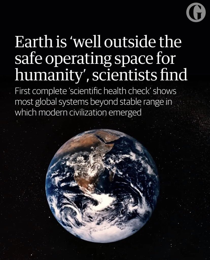 DropledgeTech's tweet image. 6 out of 9 planetary boundaries have been broken because of human caused #pollution &amp;amp; #destruction of natural world 
@guardianeco 

#ClimateApocalypse #ClimateActionNow
