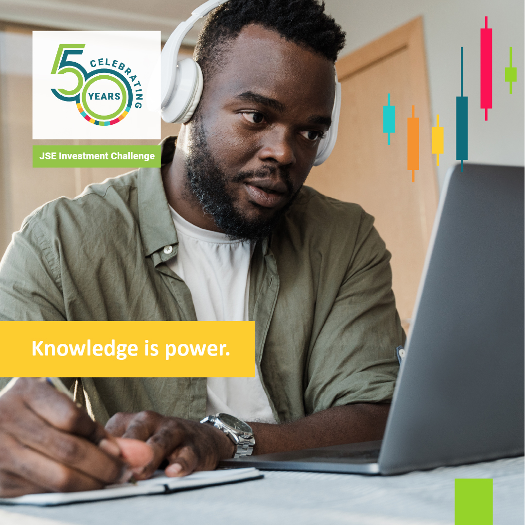 Knowledge is power when it comes to investing! Register for the #JSEInvestmentChallenge2023 and stand a chance to win 4 tickets to our annual awards ceremony! Winners will be announced 26 September. 

Register now: bit.ly/427Fvo8 

#JSEInvestmentChallenge2023