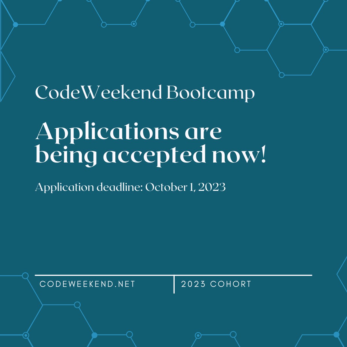 🚀 Exciting News! 🚀

Calling all aspiring developers from Afghanistan and Afghans around the world! 🌍 Are you ready to embark on an incredible coding journey? The CodeWeekend Bootcamp 2023 is now OPEN for applications! 🎉