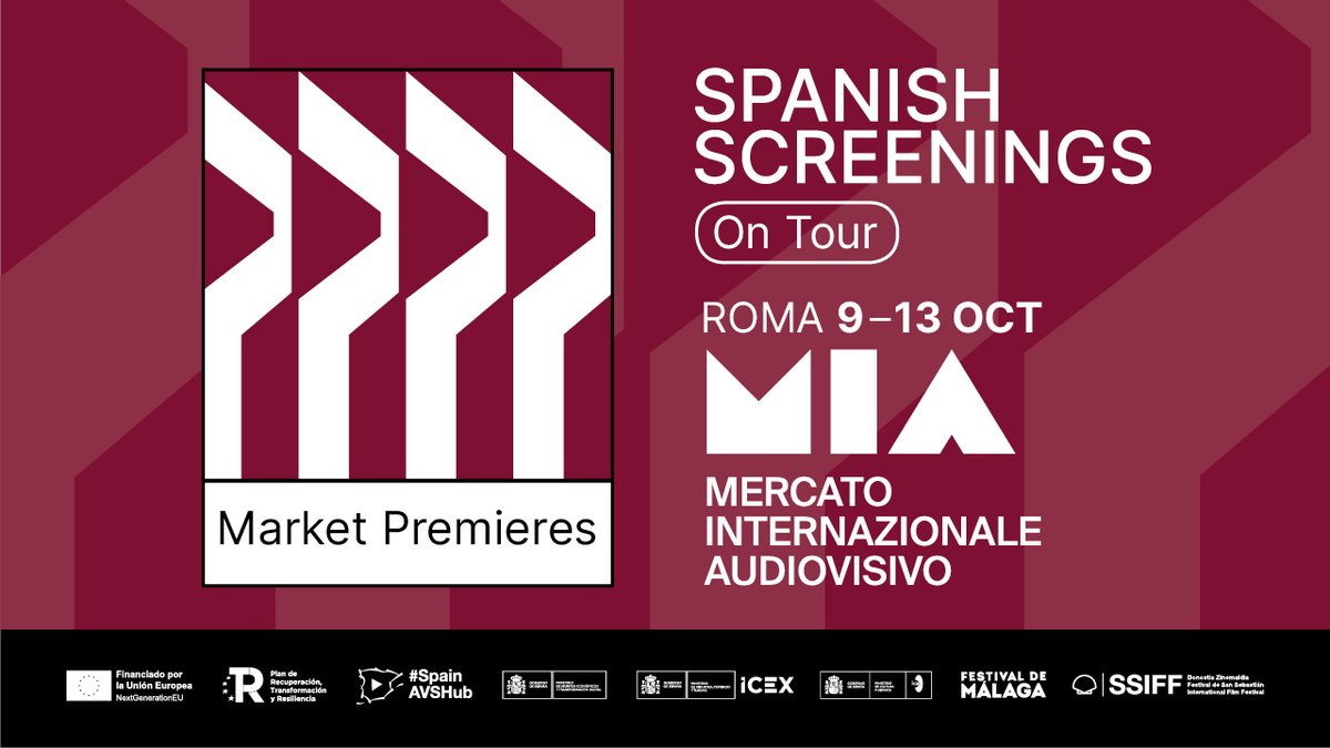 Spanish Screenings (@spscreenings) on Twitter photo ES |🎞️ #SpanishScreeningsOnTour2023 lleva a MIA 4 #MarketPremieres, largometrajes inéditos especialmente seleccionados para esta cita. Comprador*s internacionales podrán conectar con agentes de ventas de lo nuevo del cine español en uno de los mercados más importantes de Europa🧵 ES |🎞️ #SpanishScreeningsOnTour2023 lleva a MIA 4 #MarketPremieres, largometrajes inéditos especialmente seleccionados para esta cita. Comprador*s internacionales podrán conectar con agentes de ventas de lo nuevo del cine español en uno de los mercados más importantes de Europa🧵