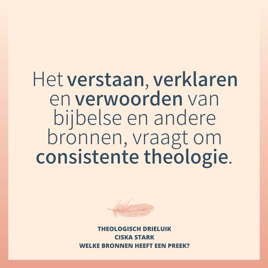 Iemand die een preek blind overneemt, valt vroeg of laat door de mand. Welke bronnen heeft een preek eigenlijk? theologie.nl/welke-bronnen-…

<a href="/CiskaStark/">Ciska Stark</a>
<a href="/PThU_NL/">PThU</a>

#theologie #geloof