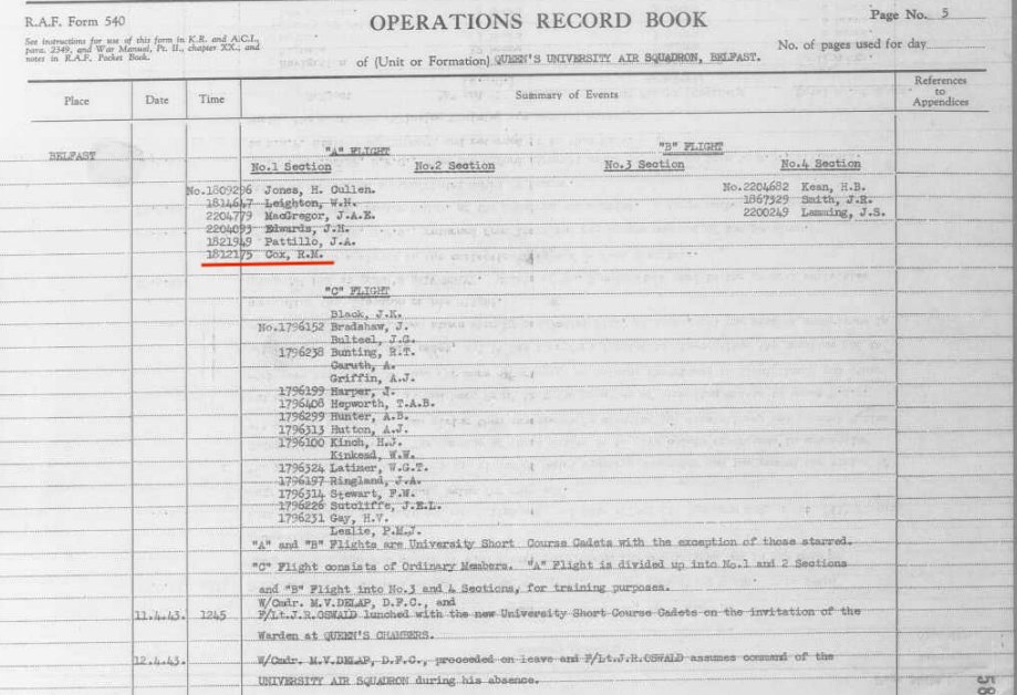 QUBelfast's tweet image. “I haven’t been back in 80 years! It feels wonderful to be here today.”

We were delighted to welcome a very special guest back to campus this week, when 98-year-old Ron Cox returned to Queen’s.

Mr Cox was sent for initial RAF officer cadet training with Queens University Air…