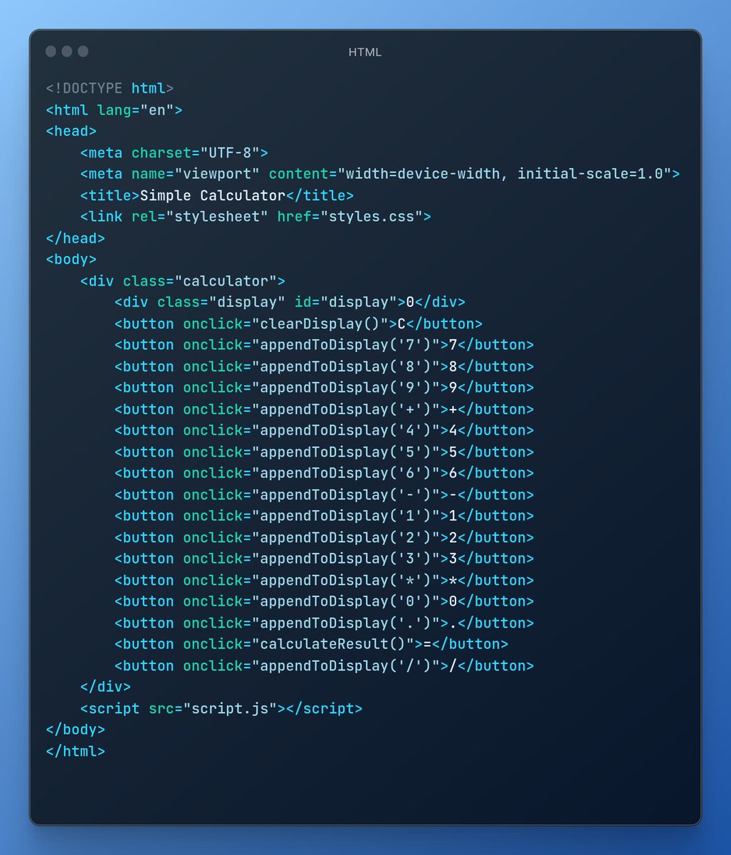 NanouuSymeon's tweet image. The Calculator and the whole Code my friends: