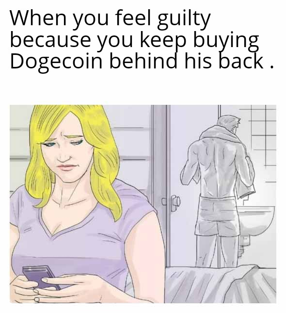 🌅 GM fam! 

💍 When he wants a wedding, but she wants #Dogecoin more! 👇